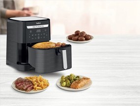 Čierna teplovzdušná fritéza Easy Fry &amp; Grill XXL EY801815 – Tefal