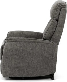 Polohovacie kreslo sivé, elektrické TV-H9727 GREY2