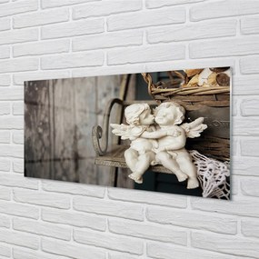 Obraz na akrylátovom skle Angel bozkávanie 125x50 cm