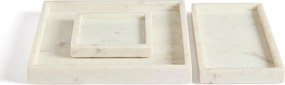 Mramorová dekoratívna tácka 18x35 cm Serela – Kave Home
