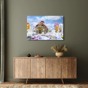 Obraz - Perníková chalúpka (90x60 cm)