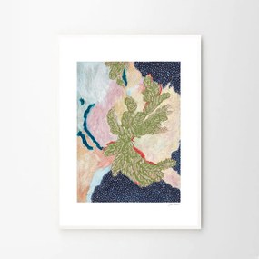Moikka Plagát Little Green by Sofia Rebecca Iversen 21x29,7 (A4)