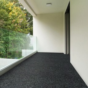 Betap, AKCIA: 100x440 cm Umelá tráva Wembley jedinečná čierna, šíře, čierna, nopy, chodba / predsieň