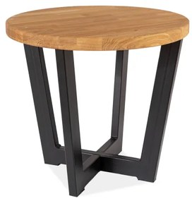 Konferenčný stolík Cathern 3 (dub + čierna). Vlastná spoľahlivá doprava až k Vám domov. 1050059
