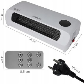 Elektrická vzduchová clona MalTec PT3800Wt