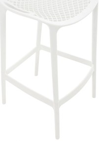 Plastová barová stolička DS10778434 - Biela