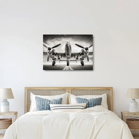 Sklenený obraz - Warbird (70x50 cm)