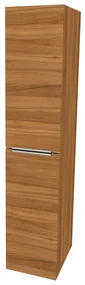 Mereo, Mereo Mailo, kúpeľňová skrinka vysoká 170 cm, chróm madlo, Multidecor, Orech Dijon prírodný, MER-CN594LPODP1