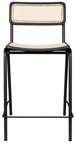Čierne/v prírodnej farbe barové stoličky v súprave 2 ks 93,5 cm Jort - Zuiver