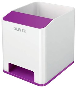 Bielo-fialový stojan na ceruzky Leitz WOW