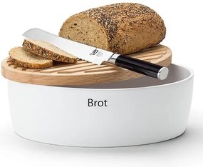 Continenta C3930 - Chlebník 13,5x30 cm biela/béžová