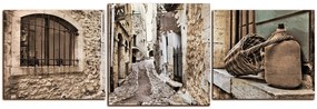 Obraz na plátne - Stará stredomorská ulica - panoráma 5151FD (120x40 cm)
