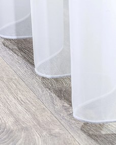 Záclona so systémom FLEX (dvojité spony flex) farba produktu biela látka polopriehľadný, zapletaná