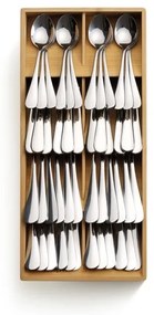 Organizér na príbory, príborník JOSEPH, 50 % úspora miesta, bambus 38 x 17,5 x 6 cm