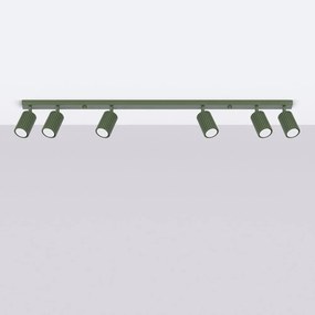 Zelené bodové svietidlo 6,5x117 cm Gleam – Sollux