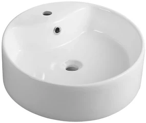 Aqualine Aqualine, umývadlo na dosku 40x15 cm, biela, 49413