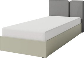 Posteľ Lucky 90x200 cm, eukalyptovo zelená