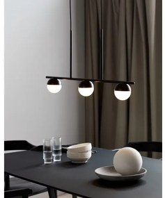 Nordlux - Luster na lanku CONTINA 3xG9/5W/230V čierna