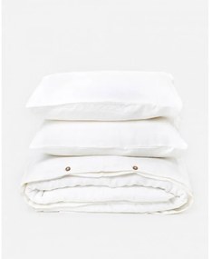Magic Linen Ľanové obliečky sada (3ks) White Veľkosť: 200x220,50x70cm