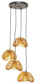 Aloha Drop Quattro visiaca lampa béžová 118 cm