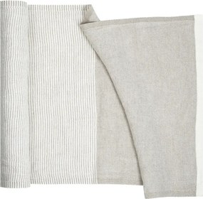 Podložka do sauny Kaisla 50x180, ľan-biela