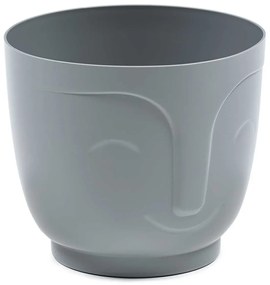 Kvetináč ZOE 16 cm sivý