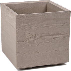 KVETINOVÝ ZÁHON KARO 400×400 mm doska v odtieni Coffee Latte*8910