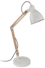 Eglo Eglo 96957 - Stolná lampa TORONA 1 1xE14/28W/230V biela EG96957
