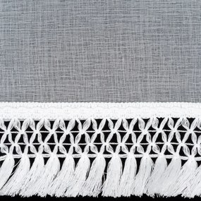 ZÁCLONA NA PÁSKE KIRA3, SADA 2KS 140X270 CM BIELA