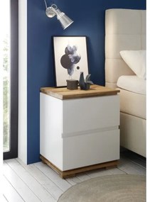 Nočný stolík JAVIN biela