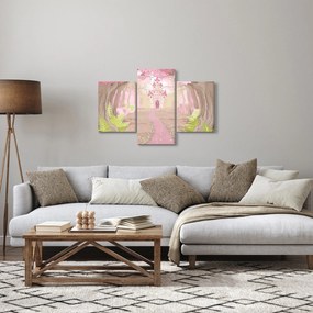 Obraz - Cesta do ružového kráľovstva (90x60 cm)