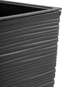 Sada 2 ks květináčů Riflo 56×19/36,2×56,1 cm černá