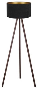 Brilagi - Stojacia lampa VELVET 1xE27/60W/230V hnedá/čierna