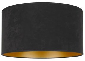 Duolla - Stropné svietidlo ROLLER 1xE27/15W/230V pr. 40 cm čierna/zlatá