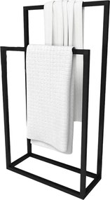 Držiak na uteráky FABERO, čierna