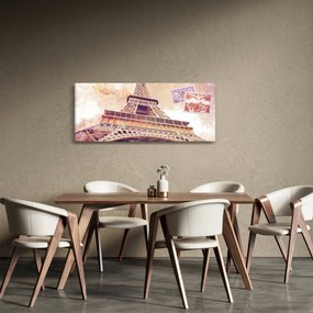 Obraz - Pohľad z Paríža (120x50 cm)