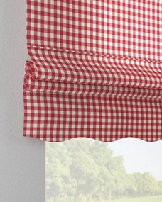 Rímska roleta Florencia farba produktu červená látka vzorované