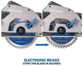 Okružná píla EVO S185CCSL 1600W s kotúčom na oceľ EV000181.S