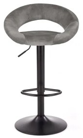 Barová stolička 100x48 cm šedá/antracit