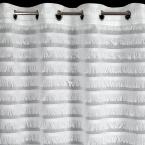 ZÁCLONA NA KRÚŽKOCH DANA1 140X250 CM BIELA