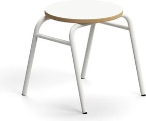 Stolička ALTUS, výška 380 mm, biela