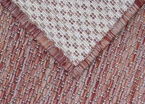 Koberce Breno Kusový koberec RELAX 4311 Red, hnedá, červená,120 x 170 cm