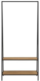 Vešiak SARON dub/čierna