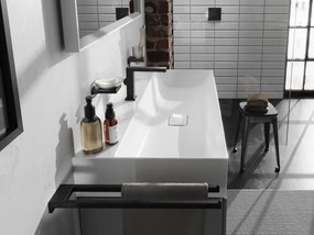 Hansgrohe Tecturis E, páková umývadlová batéria 110 Fine CoolStart EcoSmart+ bez odtokovej garnitúry, čierna matná, HAN-73021670