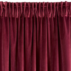 ZATEMŇOVACÍ ZÁVES NA PÁSKE RIA 140X270 CM BORDOVÁ