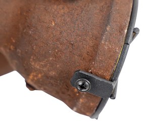 Chladné bodové svetlo hrdzavohnedé 3-žiarovkové - Sorra