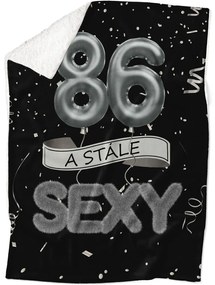 Deka Stále sexy – Čierna (vek: 86, Podšitie baránkom: ÁNO)