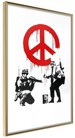 Artgeist Plagát - Cnd Soldiers [Poster] Veľkosť: 30x45, Verzia: Čierny rám s passe-partout