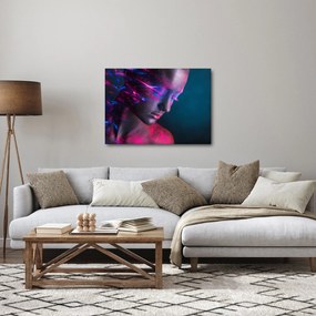 Trblietavý obraz ženy (70x50 cm)
