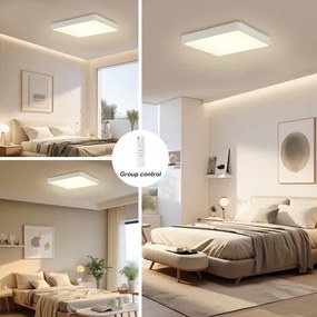 Brilagi - LED Stmievateľné svietidlo POOL SQUARE LED/36W/230V 3000-6000K 40x40 cm biela+DO